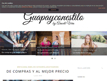 Tablet Screenshot of guapayconestilo.com